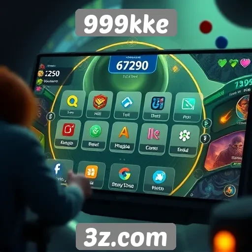 Navegação e interface do usuário no 999kke
